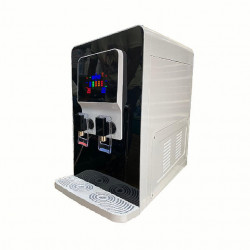 Desalination cooler with internal filter, luxury glass, inner tank (Black)